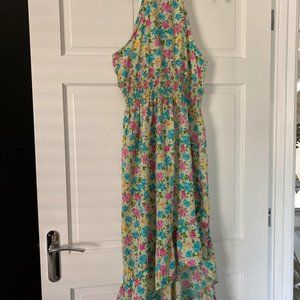 Boohoo floral midi dress size 8